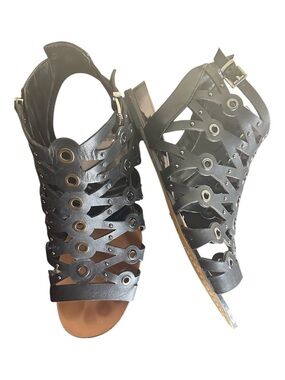 Vince Camuto Asuka Black Strappy Gladiator Sandals